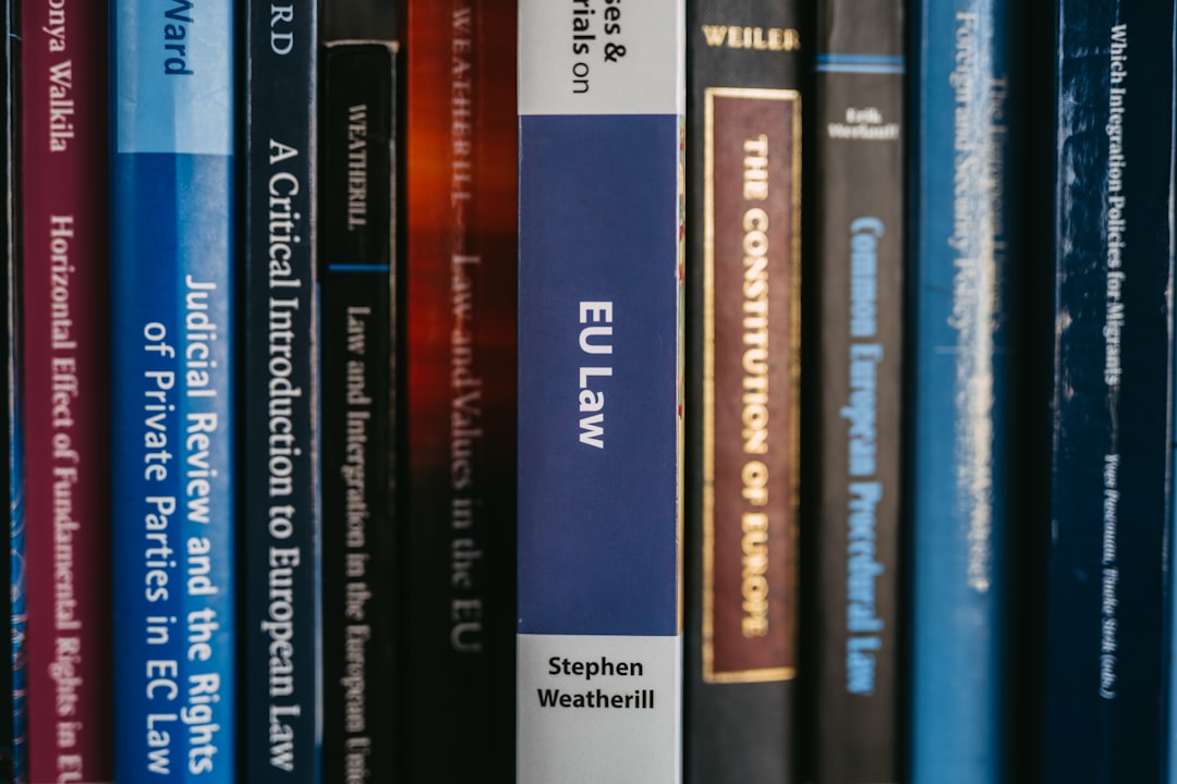 digital estate planning. Books about law are neatly arranged on a shelf.