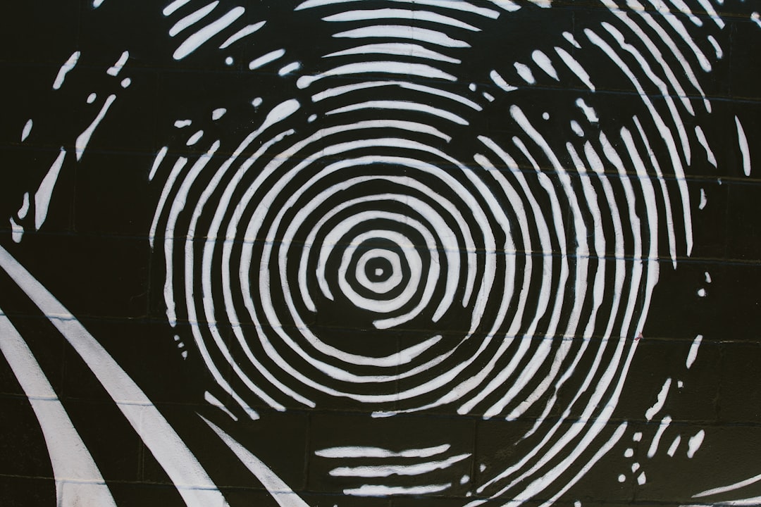 voice data ownership — black and white abstract painting