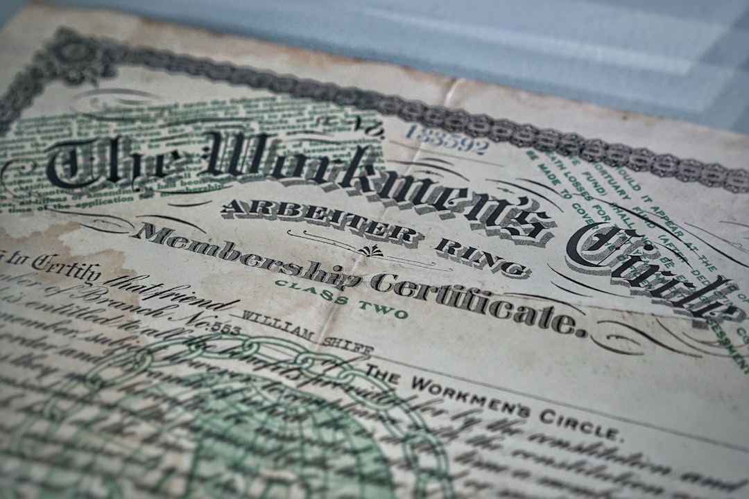 data cooperatives — Membership Certificate paper