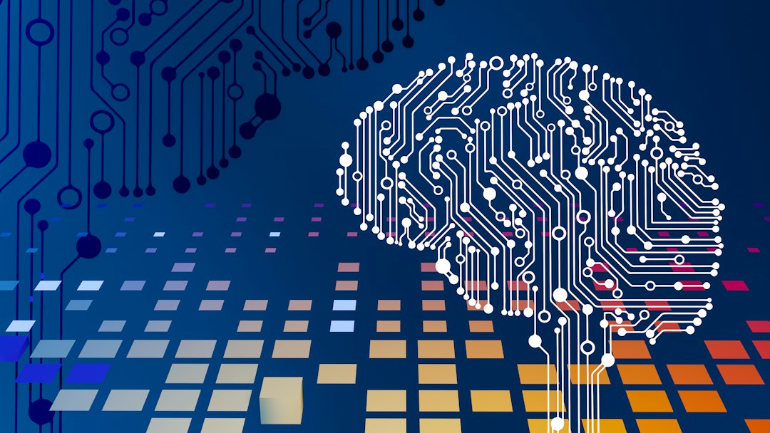 proof of ownership — a computer circuit board with a brain on it
